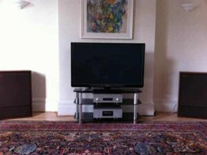 setero set up with tannoy speakers