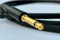 Guitar cable results close up Mon 1/4 jack