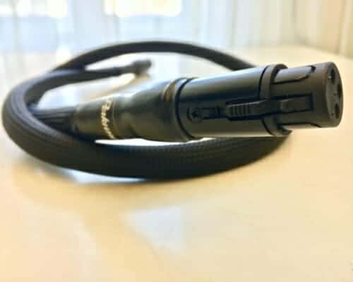 XLR male low noise connection