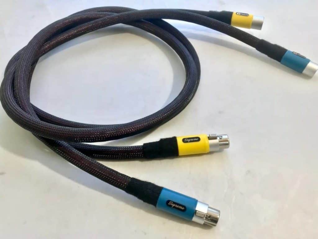 My cables are here for you - the Interconnect cables - The Supreme XLR audiophile cable