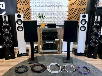 Naim with Habeth Speakers testing