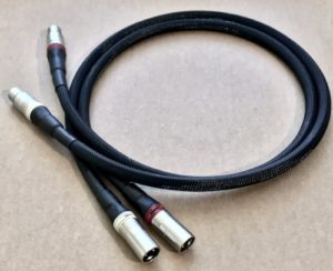 The Matrix Black XLR interconnect cable